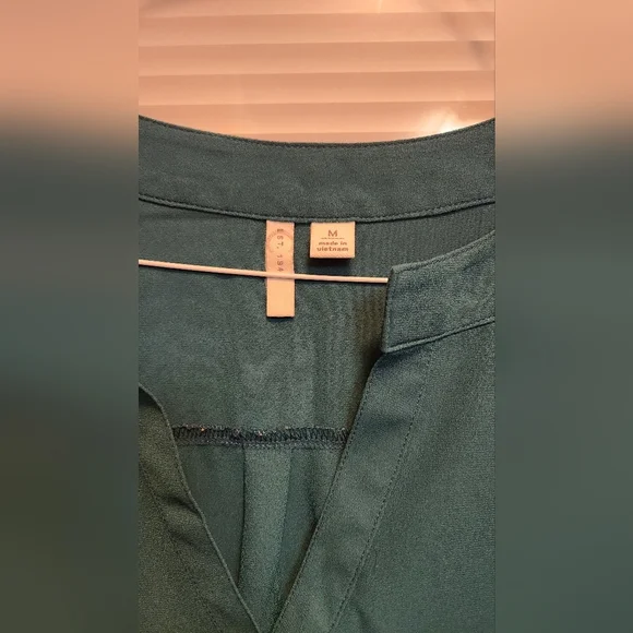 Teal Women's Blouse - Picture 3 of 6